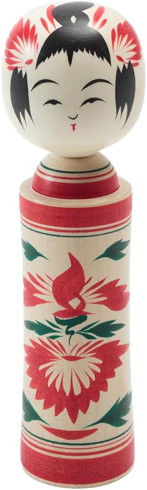 دمية Naruko Kokeshi ‘Kotohogi’ بطول 7 إنش من Kyugetsu — دمية شعبية خشبية مخروطة يدويًا من Miyagi (¥5,500 / ≈$37 USD) [دليل المشتري 2026]