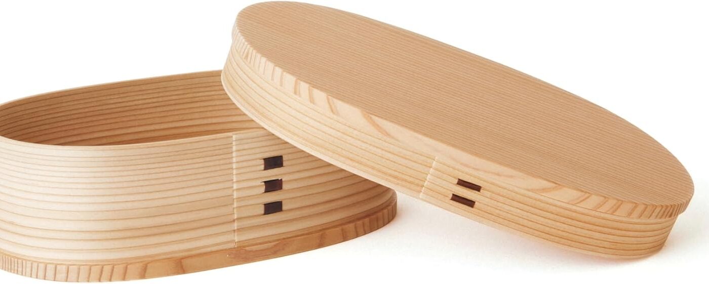 Boîte à bento ovale Odate Magewappa (taille moyenne, 640 ml) par Ōdate Kōgeisha — boîte-repas en cèdre cintré à la main d’Akita (¥7,700 / ≈$52 USD) [Guide d’achat 2026]