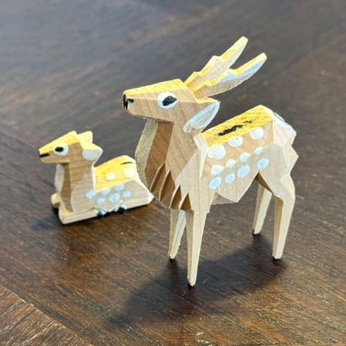 Okimono cerf en bois sculpté Ittobori de Nara : où l’acheter [2026]