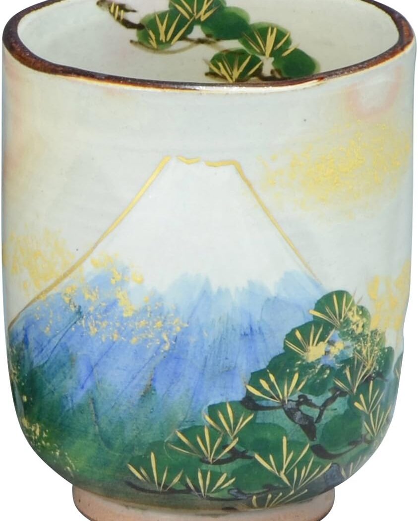 Kyō-yaki / Kiyomizu-yaki Yunomi — Shunzan-gama ‘Kisshō Fuji’ Cup from a Named Kyoto Kiln (¥2,745 / ≈$18 USD) [2026 Buyer’s Guide]