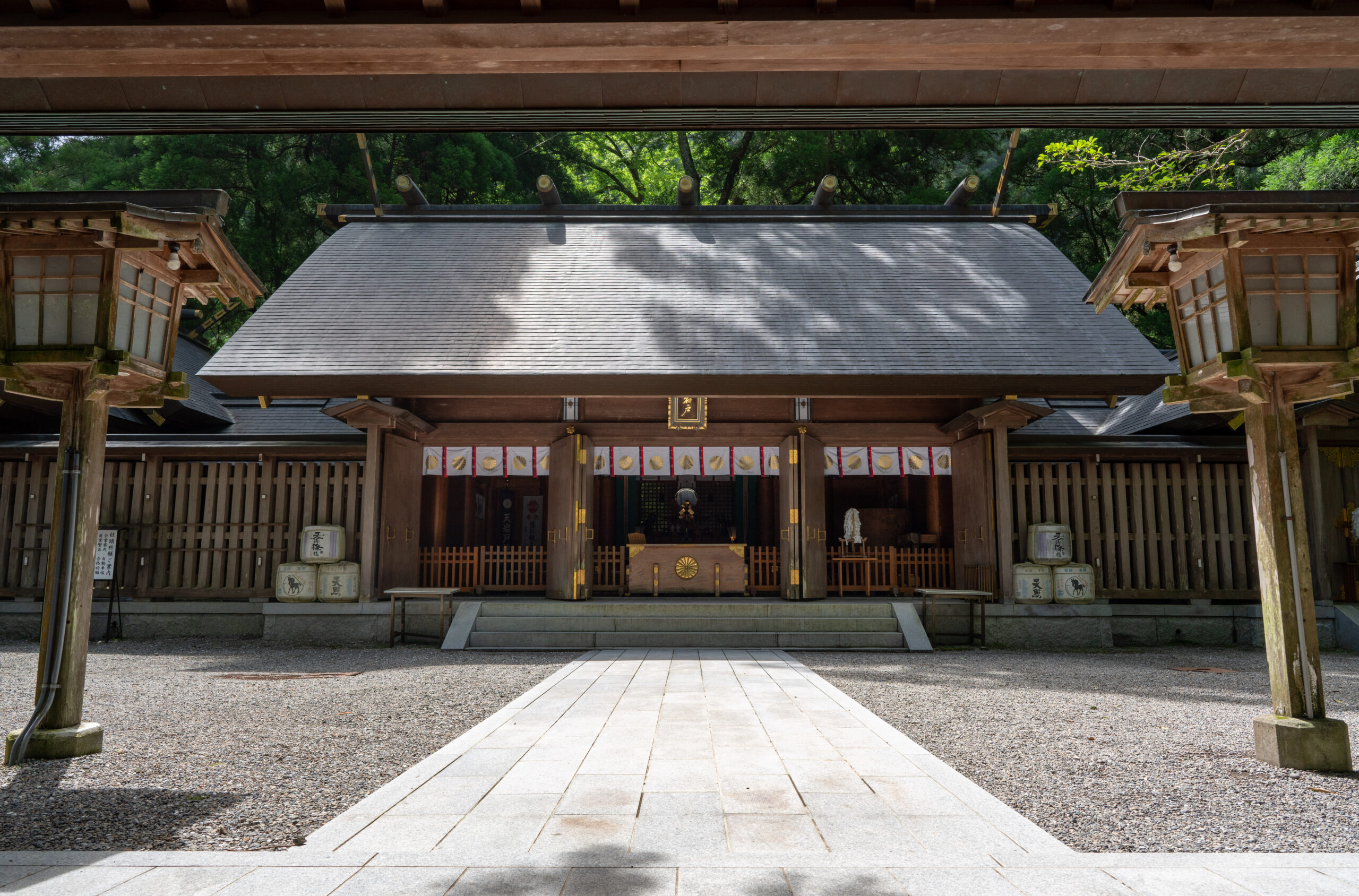Amanoiwato Shrine, Takachiho — the traditional site of Amaterasu's cave