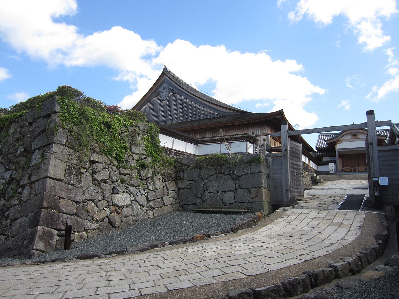 Tamba-Sasayama Castle grounds in inland Hyogo Prefecture