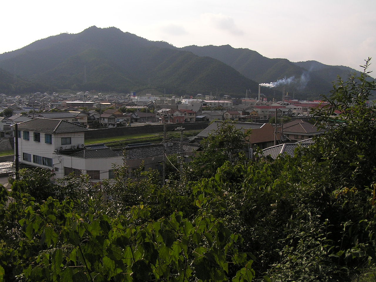 View of Nishiwaki City, Hyogo, the center of Banshu-ori weaving and Japan's geographic center
