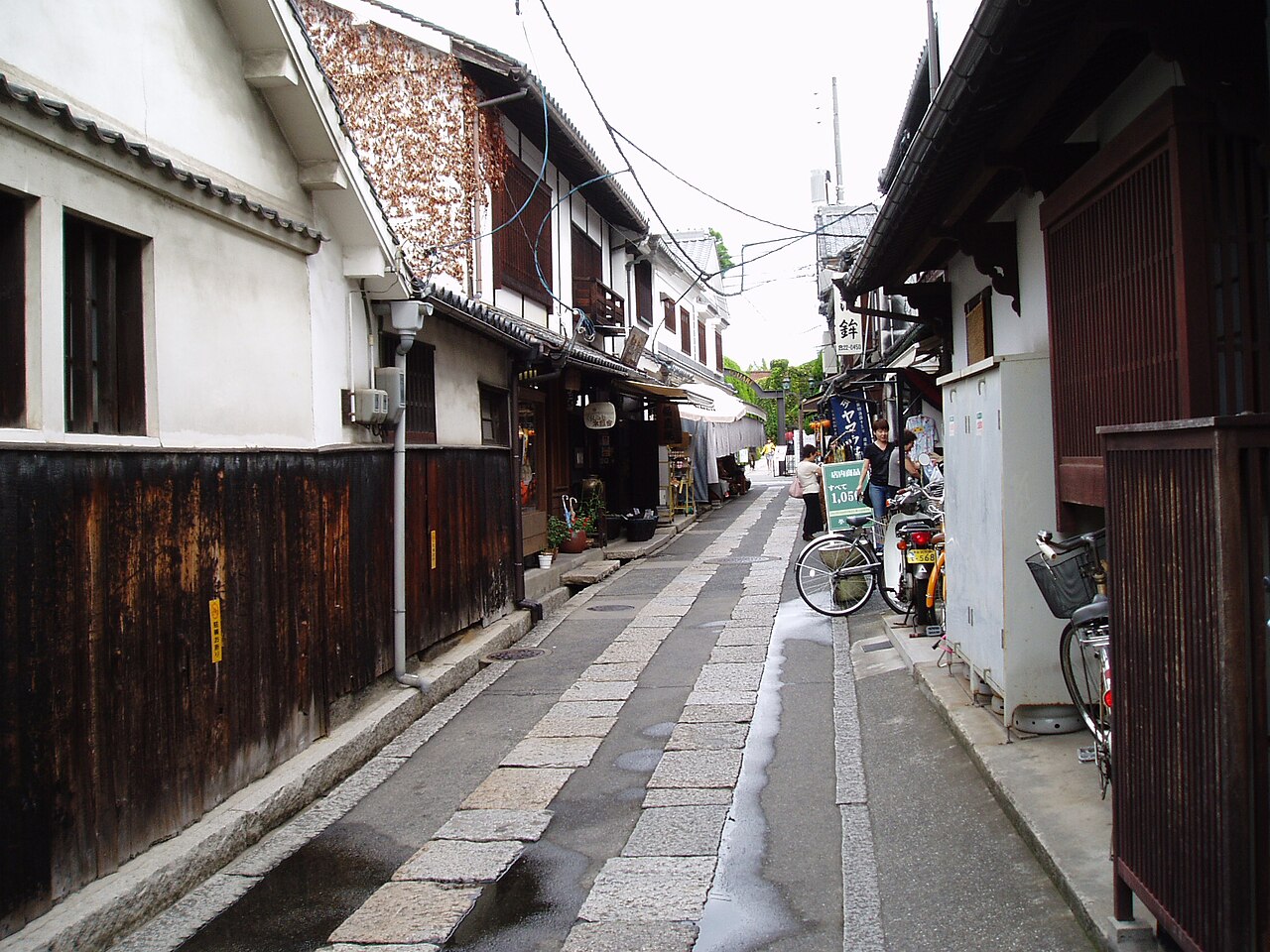 Kurashiki Bikan historical canal quarter with white-walled merchant storehouses