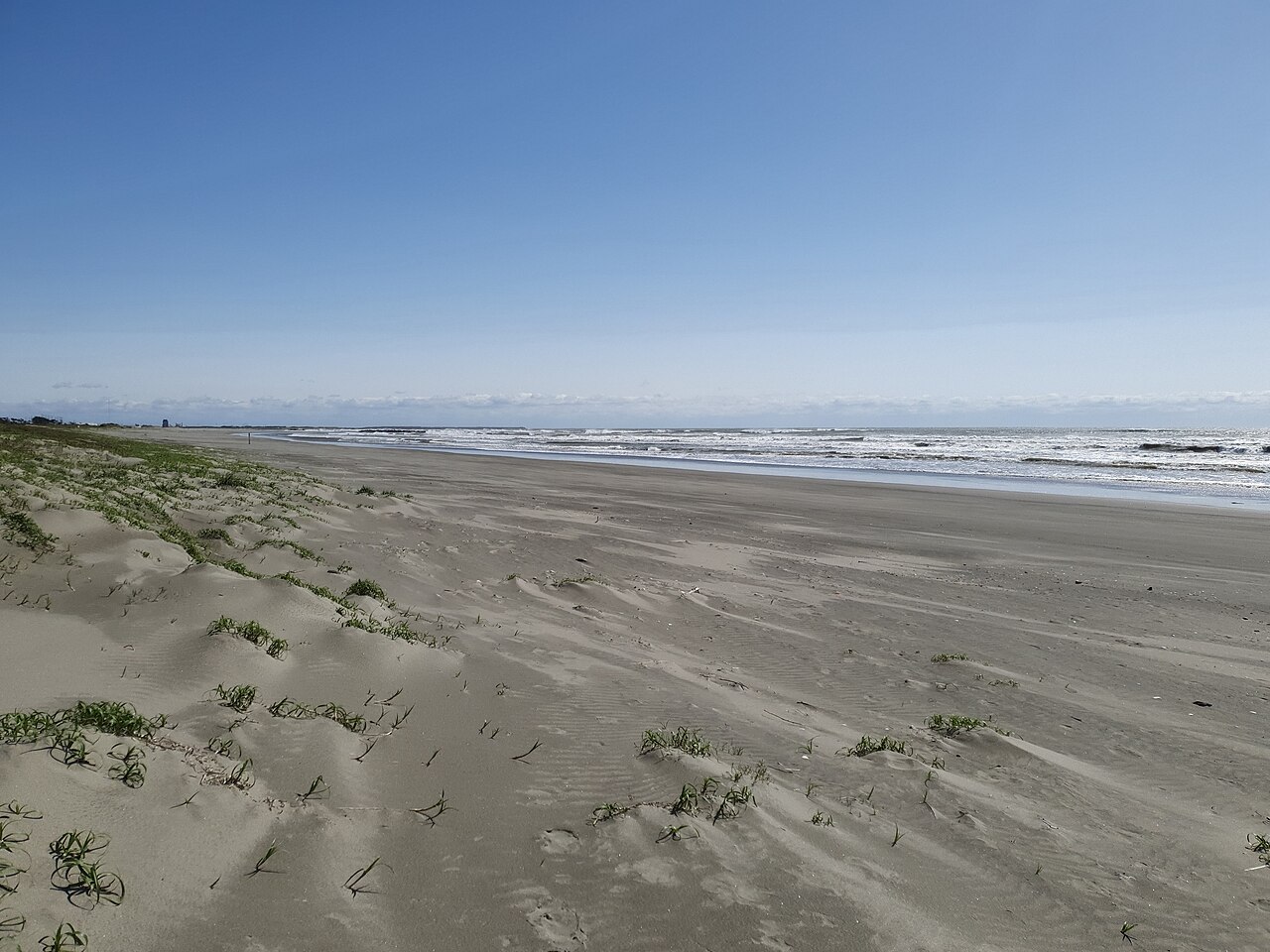 La plaine agricole plate et le long littoral de Kujukuri à Chiba