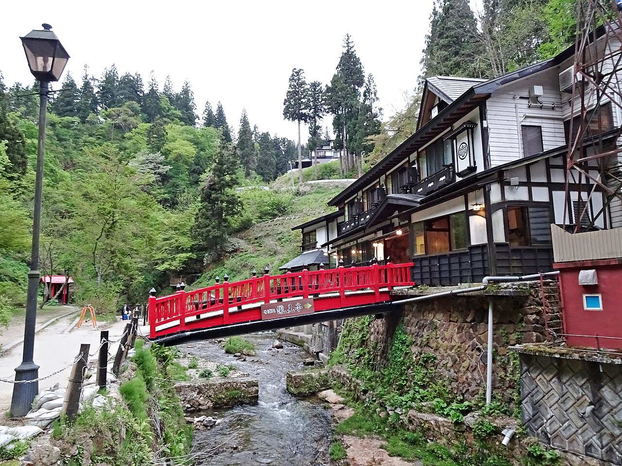 Ginzan Onsen in winter, Yamagata snow country