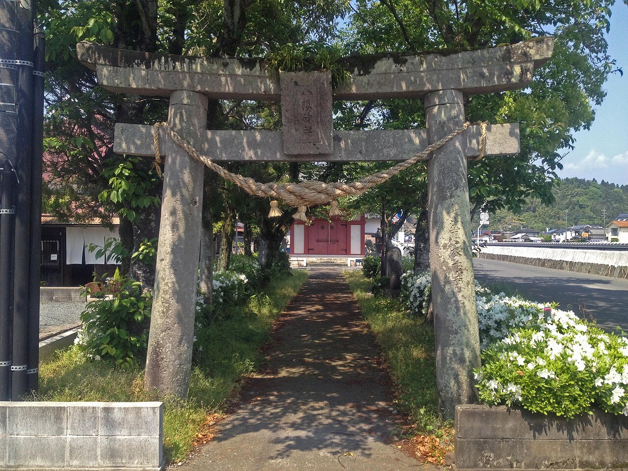 The preserved Mameda-machi merchant district of Hita, with Edo-period townhouses