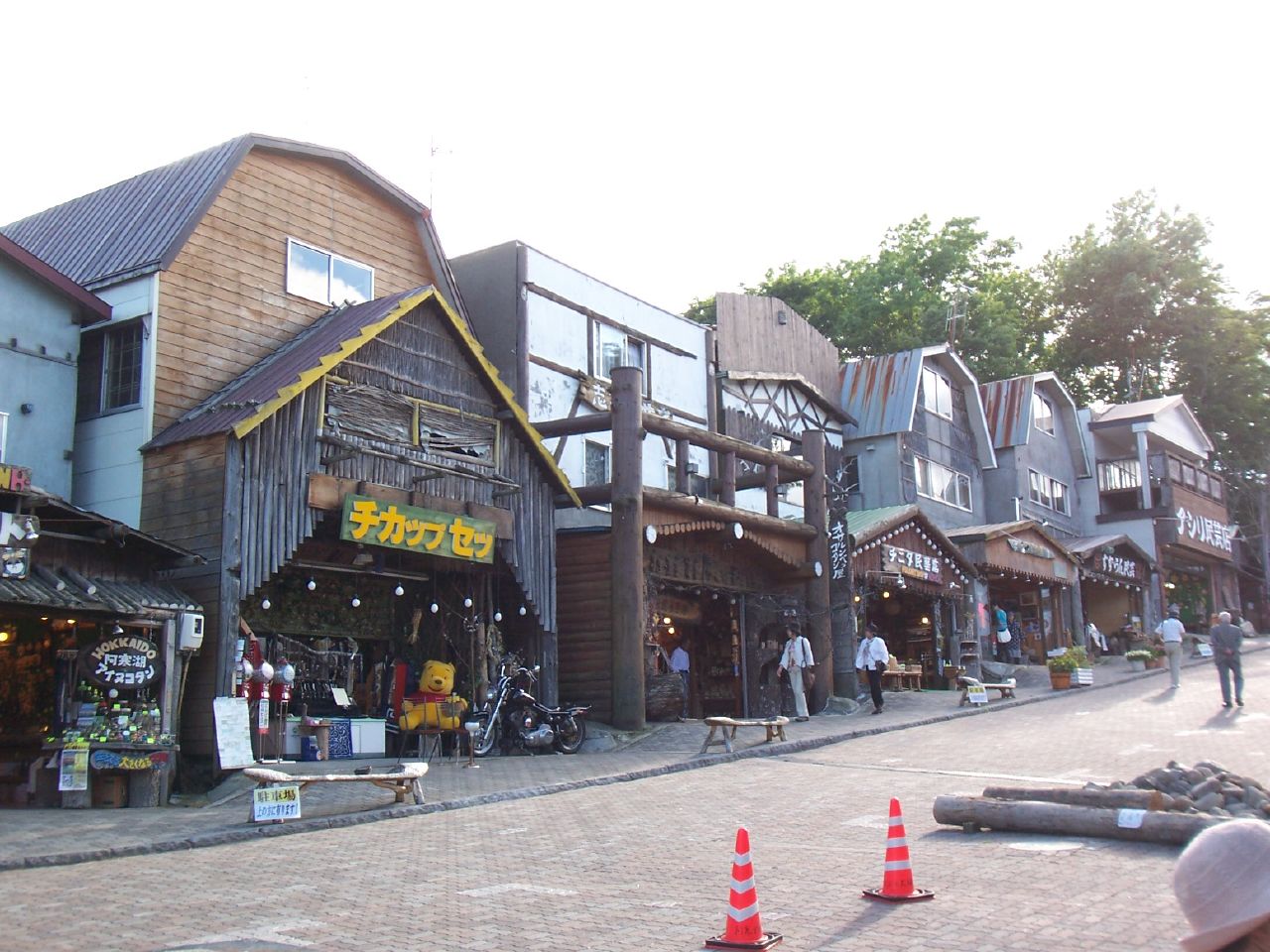 An Ainu kotan (village) in eastern Hokkaido, source region of the moreu and aiushi carving motifs