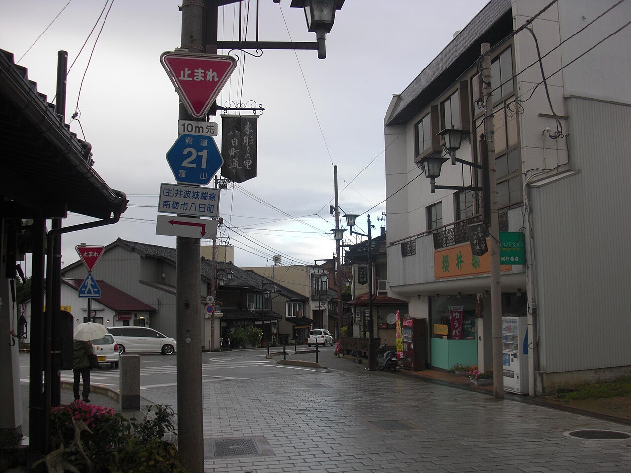 Yokamachi-dori carving street in Inami, Nanto, Toyama