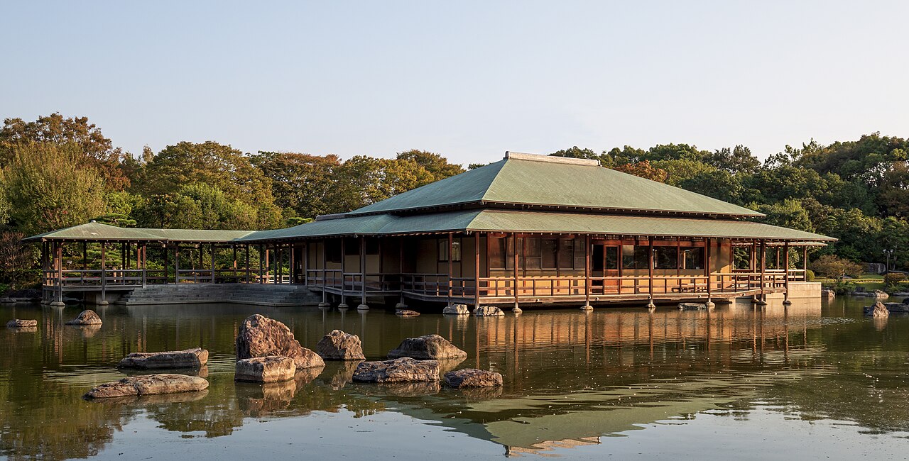 Le mont Daisen et un jardin japonais dans la région de Daisen