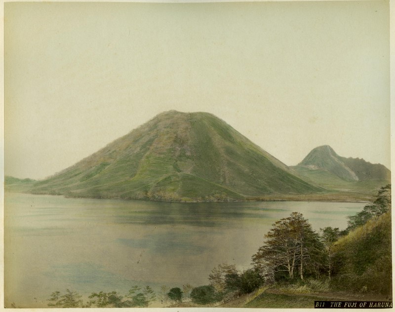 Historic photograph of Lake Haruna in the Gunma highlands