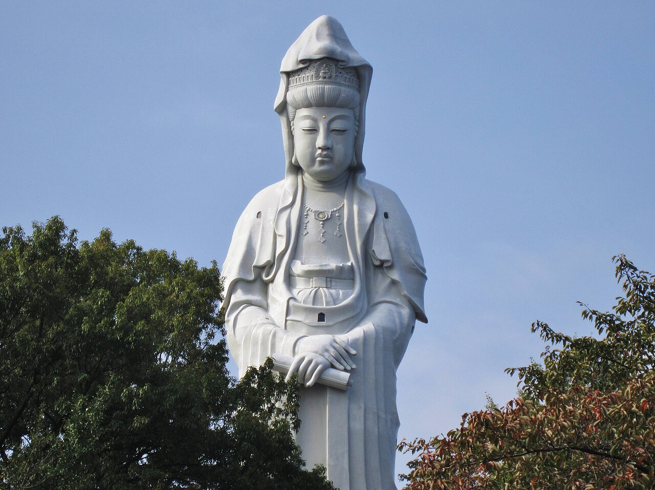 The Takasaki Byakue Dai-Kannon statue, a Gunma landmark