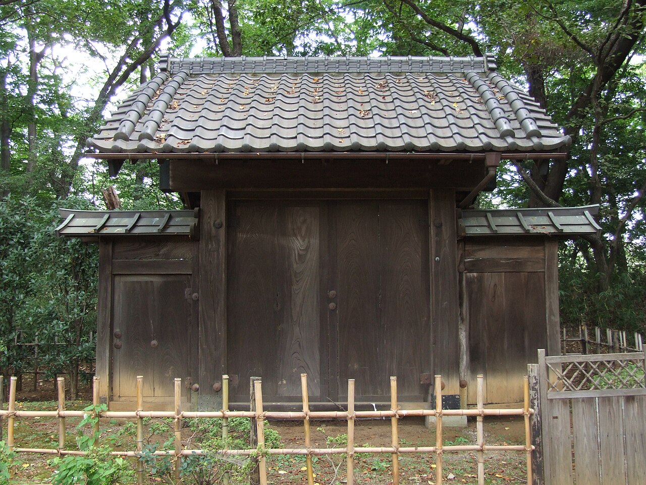 The grounds of Iwatsuki Castle in Saitama