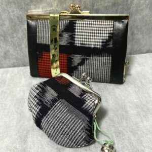 iyo gasuri indigo cotton gamaguchi coin purse where to buy 2026