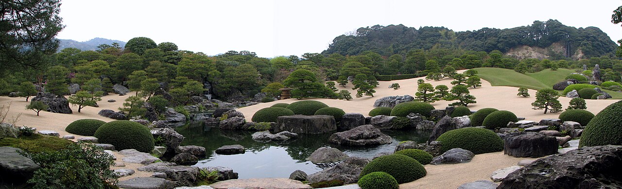 The Japanese garden of the Adachi Museum of Art in Yasugi, Shimane