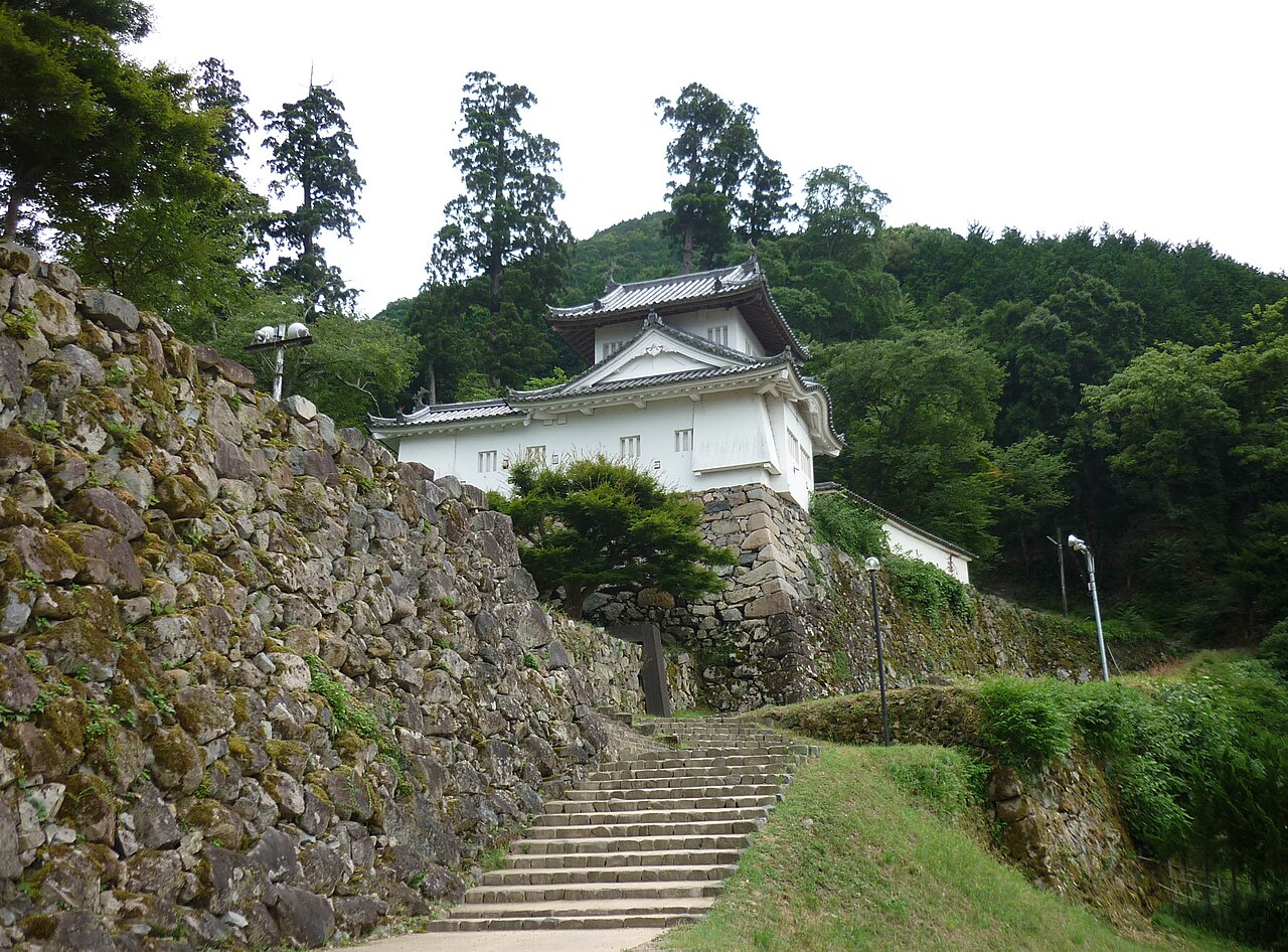 The ruins of Izushi Castle in northern Hyogo
