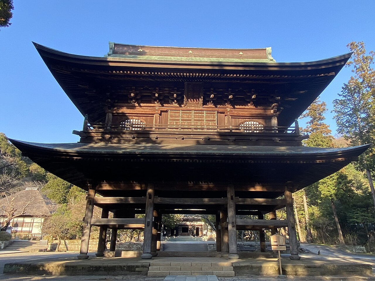 A hall at Engakuji, a Zen temple in Kamakura founded in 1282