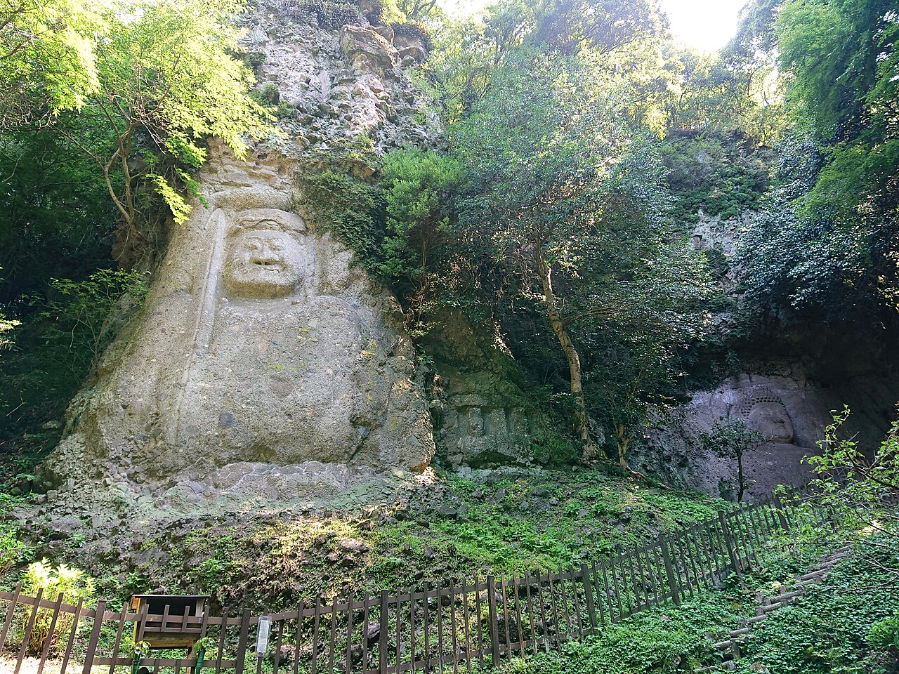 Kumano Magaibutsu, large rock-carved Buddha figures on the Kunisaki Peninsula
