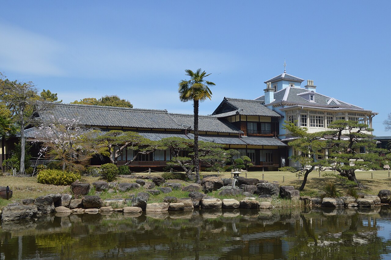 Rokkaen, the Meiji-era riverside villa in Kuwana designed by Josiah Conder