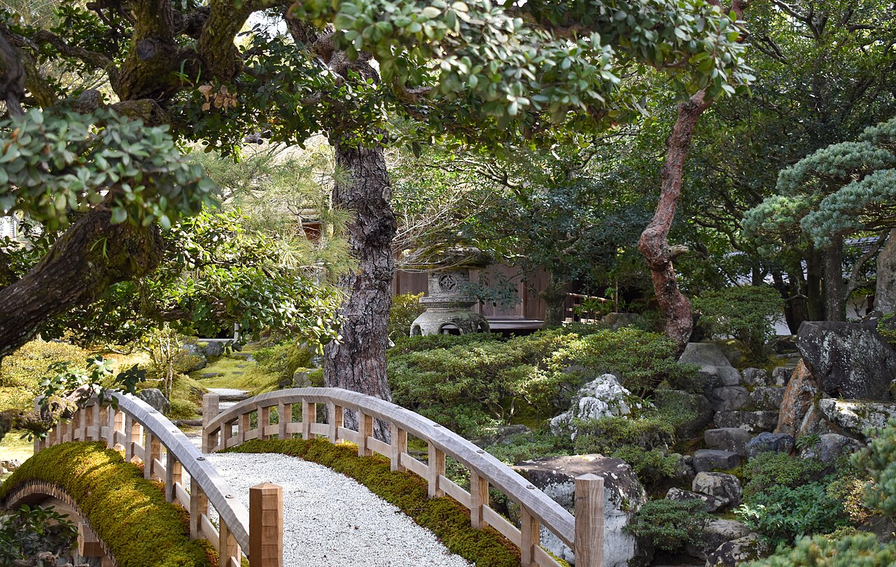 Garden of the Kyoto Imperial Palace, seat of the imperial court that patronized Kyoto's joiners