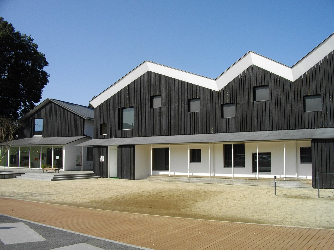 Preserved merchant streetscape and historic building in the old core of Makabe, Ibaraki