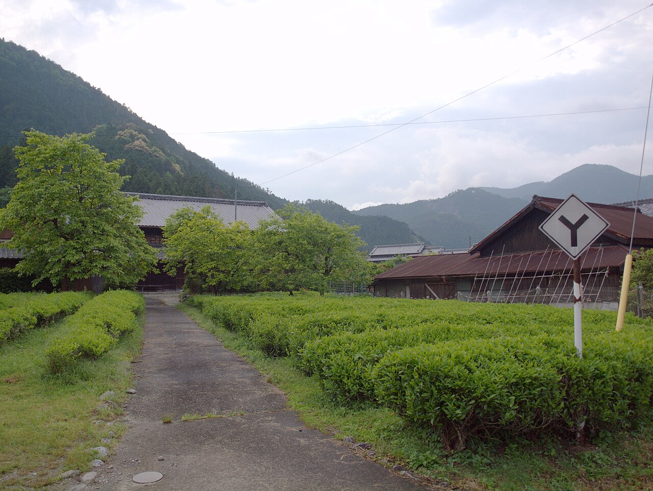 The hills and landscape around Iitaka, Matsusaka, Mie Prefecture