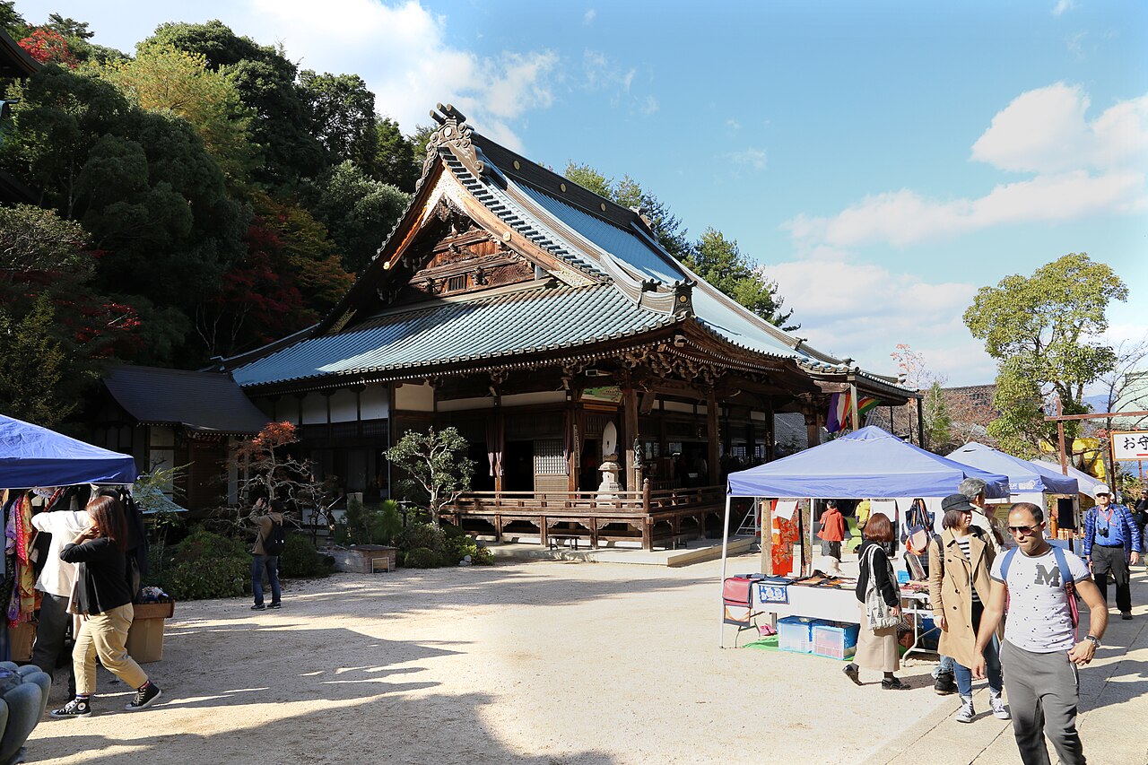 Daisho-in temple buildings on the slopes of Miyajima