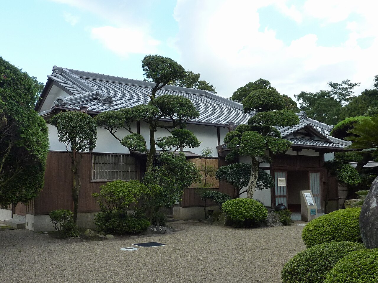 The Miyakonojo-Shimazu residence, seat of the branch house that governed the town
