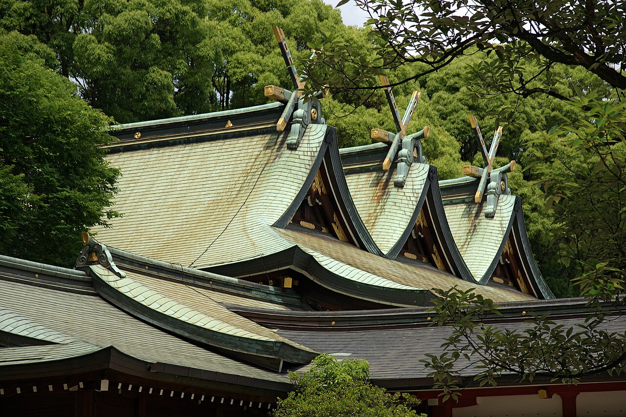 Nishinomiya Shrine, head of the Ebisu shrines, in Nishinomiya, Hyogo