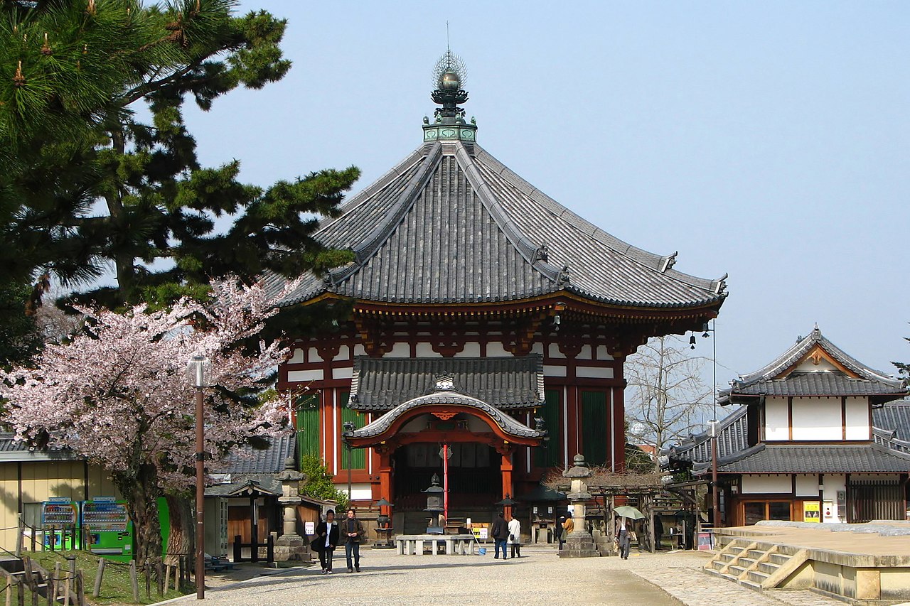 Kofuku-ji temple hall and five-story pagoda in Nara