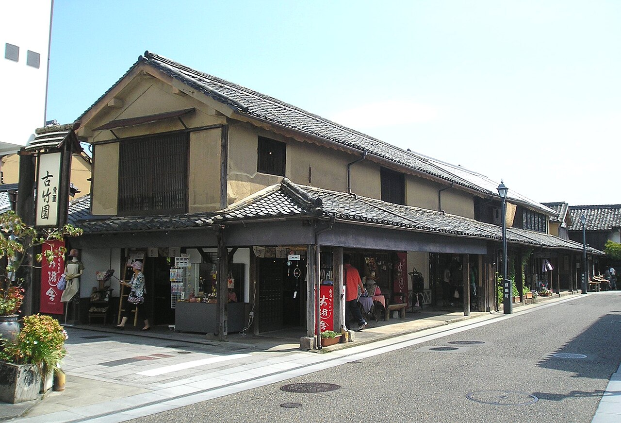 Preserved Edo-period merchant townscape of Mameda-machi in Hita, Oita