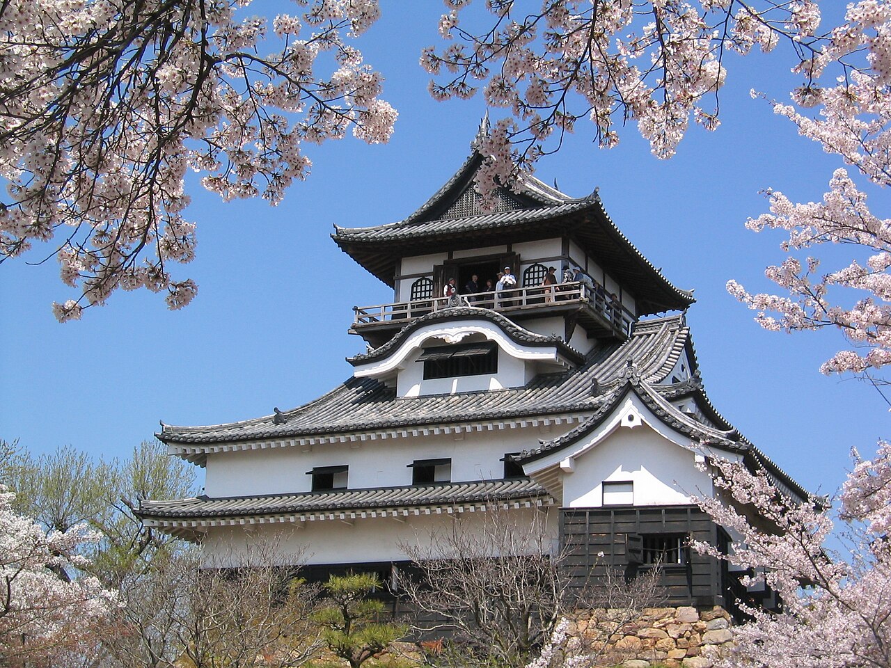 Inuyama Castle, one of Japan's oldest surviving castle keeps, in Aichi