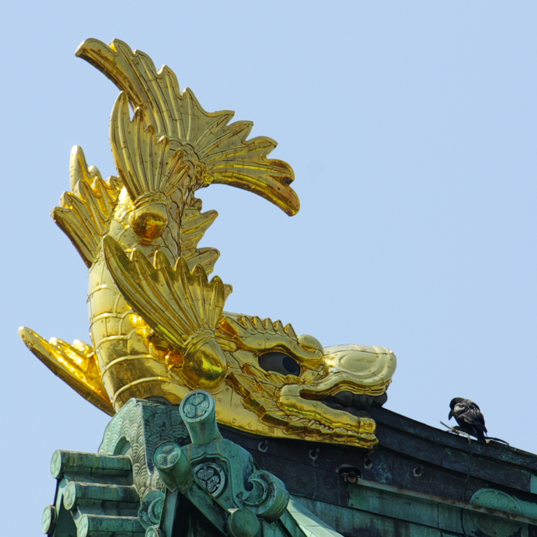 The kinshachi (golden dolphin) of Nagoya