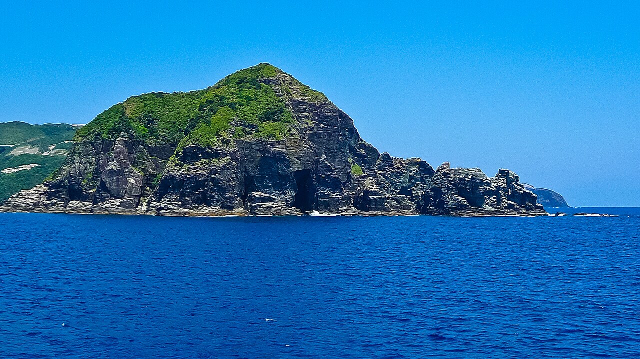 The cobalt sea of the Kerama Islands off Okinawa