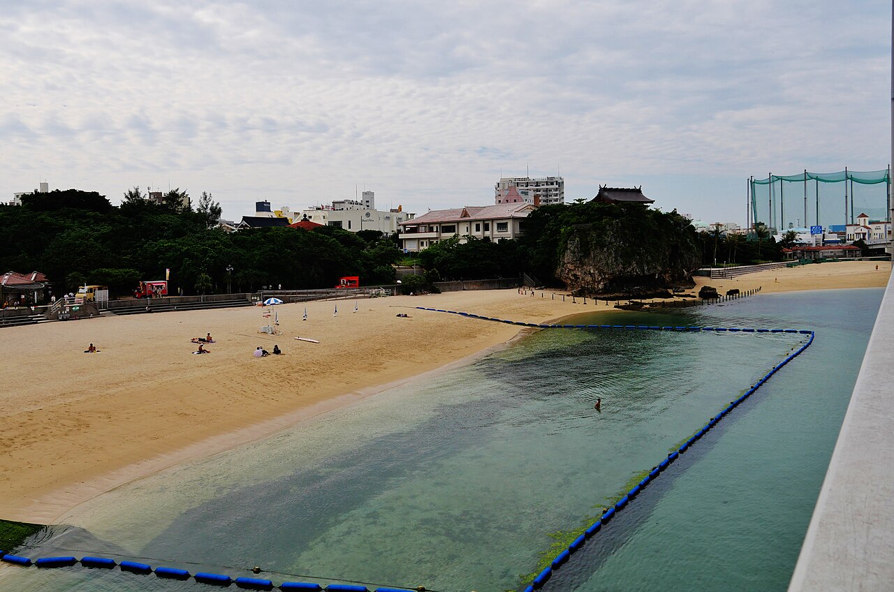 Naminoue Shrine above the coast at Naha, Okinawa