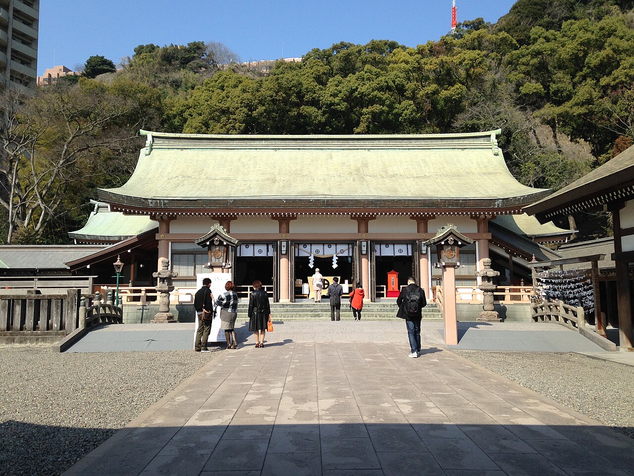 Terukuni Shrine in Kagoshima, dedicated to Shimazu Nariakira