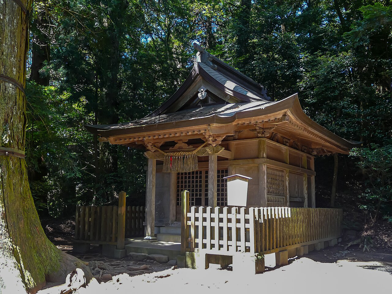 Takachiho Shrine, where nightly demonstration kagura is offered to visitors