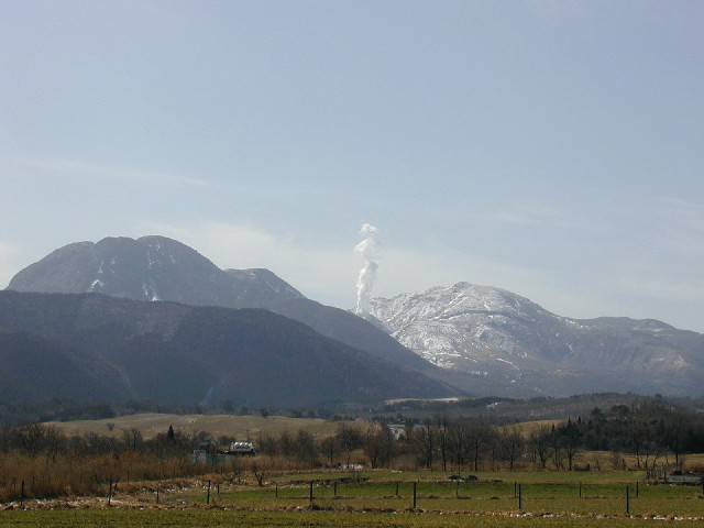 The Kuju mountain highlands north of Taketa, Oita Prefecture
