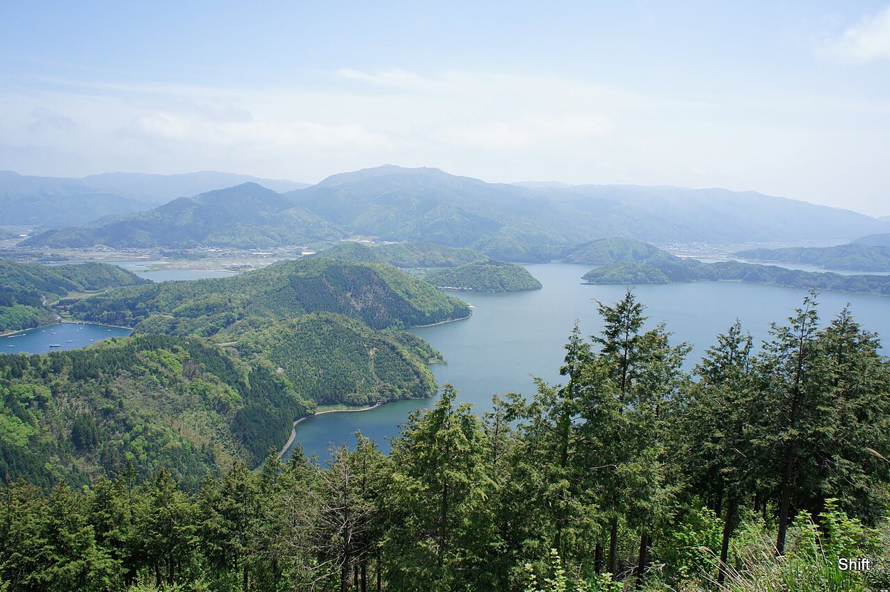 The Mikata Five Lakes on the Wakasa coast, Fukui Prefecture
