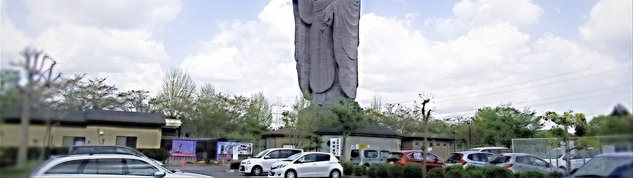 The Ushiku Daibutsu, a towering bronze Buddha in southern Ibaraki Prefecture