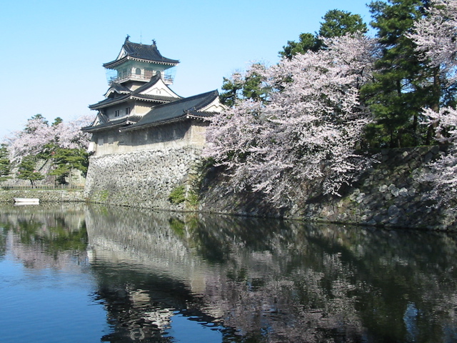 Toyama Castle keep, historic seat of the warlord Sasa Narimasa in Etchu