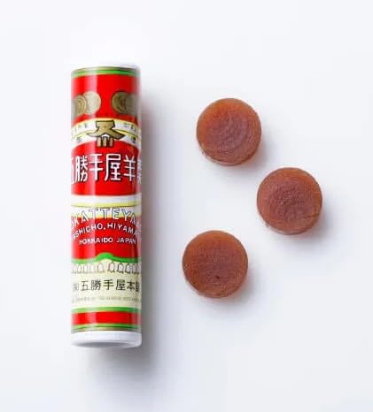 Gokatteya Honpo Marukan Yokan (五勝手屋 丸缶羊羹, 5-tube box) — the string-cut kintoki-bean yokan from Esashi, the old herring port of southwestern Hokkaido [2026 Guide for International Readers]