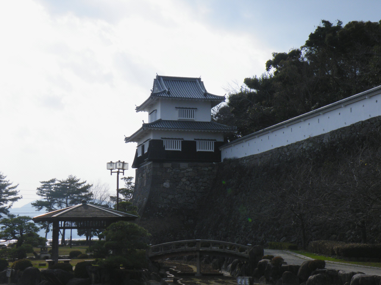 Kushima Castle site associated with Omura domain